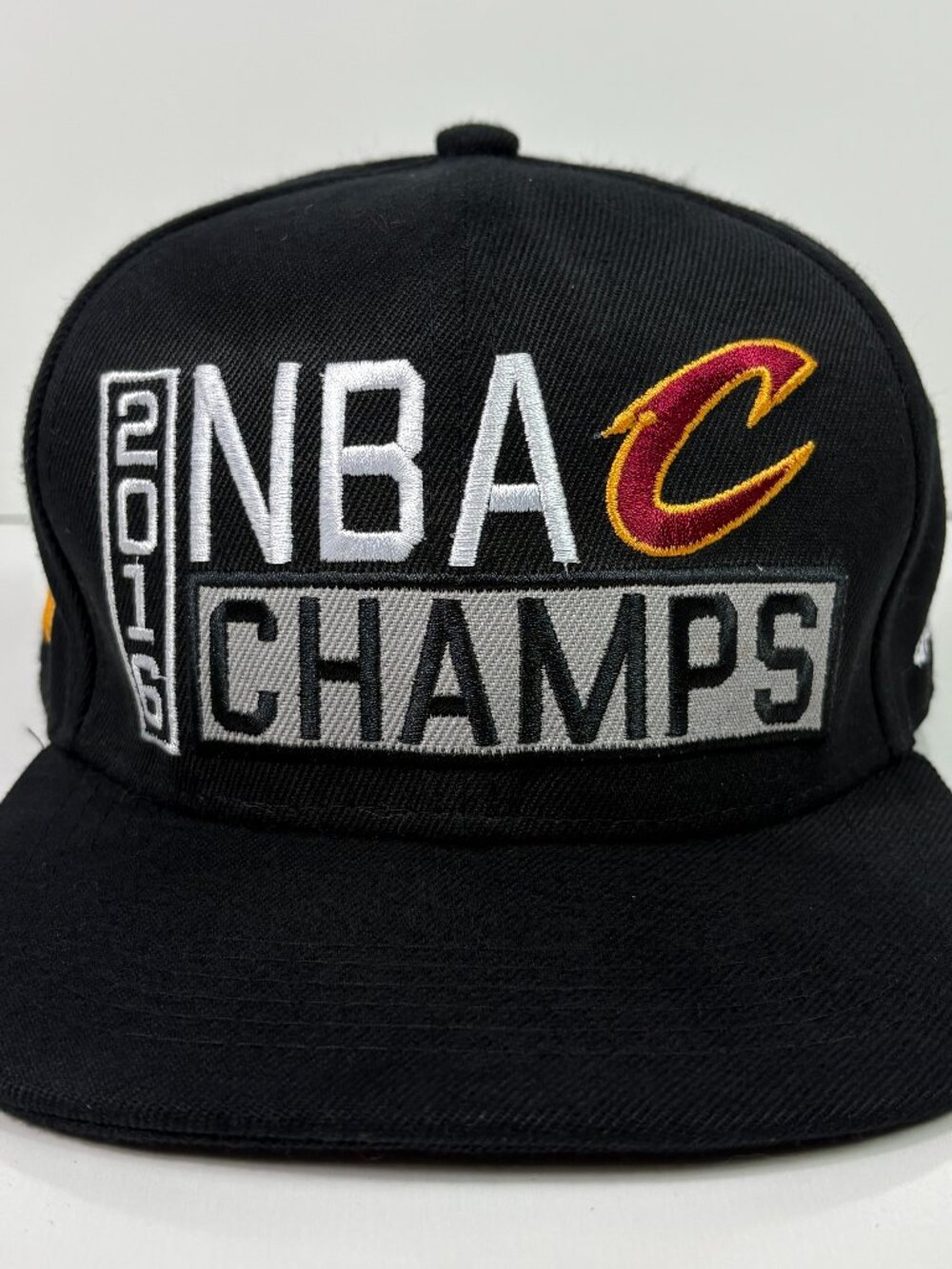 2016 Adidas NBA Champs Cleveland Cavaliers Cavs Black Snapback Hat Cap OSFA